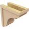 Ekena Millwork 6"W x 12"D x 12"H Classic Bryant Rough Cedar Woodgrain TimberThane Corbel, Primed Tan CORUR06X12X12BRYRCPR - alternate 4